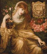 Dante Gabriel Rossetti La viuda romana oil painting reproduction
